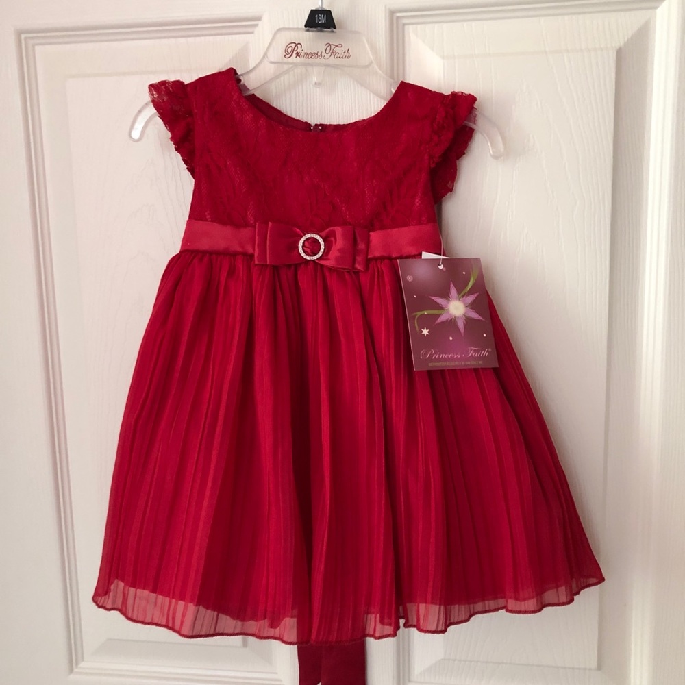 Princess Faith Baby Girl Dress - Brand New